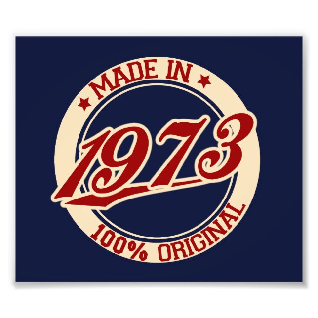 Tillverkad 1973 fototryck (Framsidan)