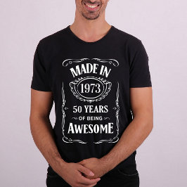 Tillverkad 1973 i 50 år av fantastisk T-Shirt