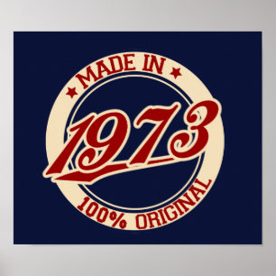 Tillverkad 1973 poster