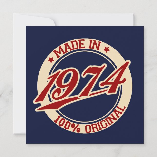 Tillverkad 1974 kort (Framsida)