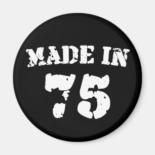 Tillverkad 1975 magnet