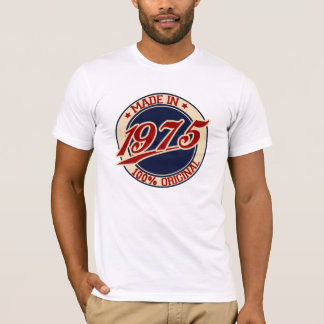 Tillverkad 1975 t-shirt