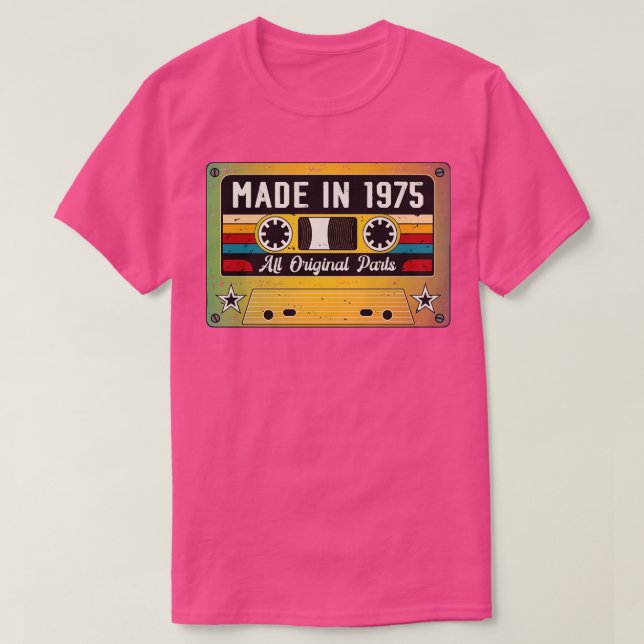 Tillverkad 1975 t shirt (Design framsida)