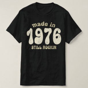 Tillverkad 1976, fortfarande gungande vintage numm t shirt