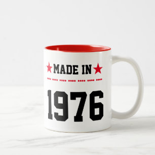 Tillverkad 1976 Två-Tonad mugg