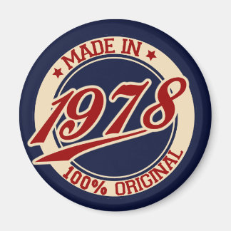 Tillverkad 1978 magnet