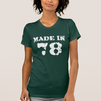 Tillverkad 1978 Shirt Tee Shirt
