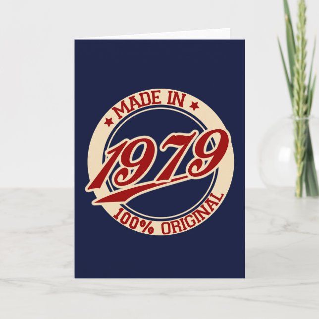 Tillverkad 1979 kort (Framsida)