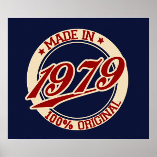 Tillverkad 1979 poster