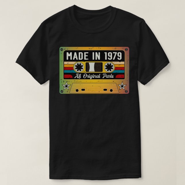 Tillverkad 1979 t shirt (Design framsida)