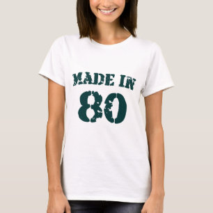 Tillverkad 1980 t shirt