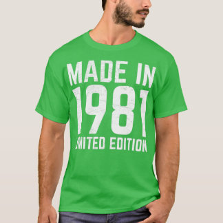 Tillverkad 1981 t shirt