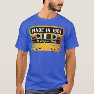 Tillverkad 1981 t shirt