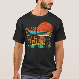 Tillverkad 1983 38:e födelsedag 38 Karantänfödelse T Shirt