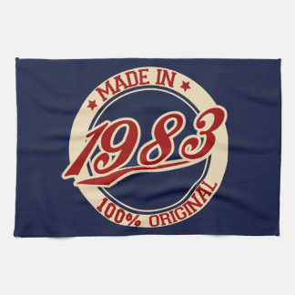Tillverkad 1983 kökshandduk