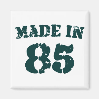 Tillverkad 1985 magnet