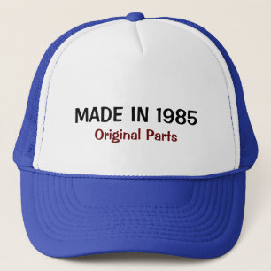Tillverkad 1985, Originaldelar Truckerhatt Keps