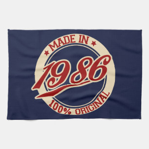 Tillverkad 1986 kökshandduk
