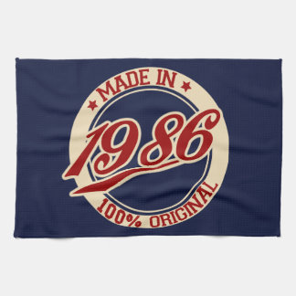 Tillverkad 1986 kökshandduk