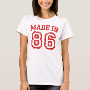 Tillverkad 1986 t-shirt
