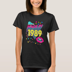 Tillverkad 1989 33:e födelsedagen 80-talet 1990-ta t shirt