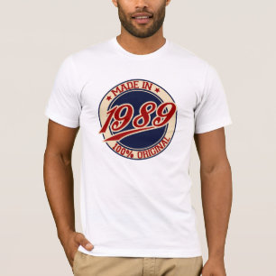 Tillverkad 1989 t-shirt