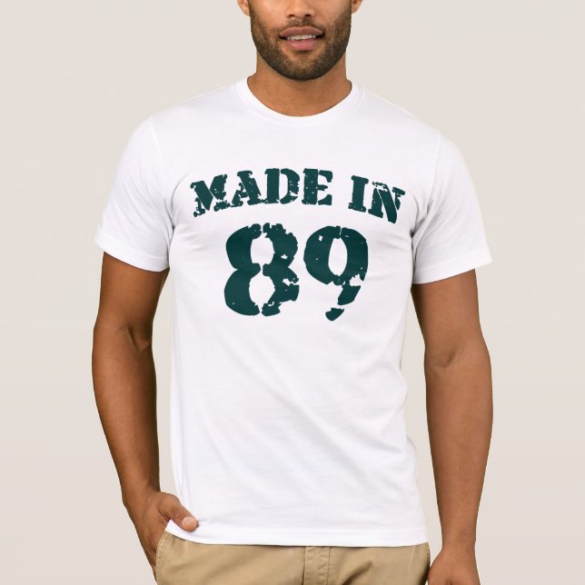 Tillverkad 1989 tee shirt (Framsida)