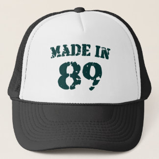 Tillverkad 1989 truckerkeps