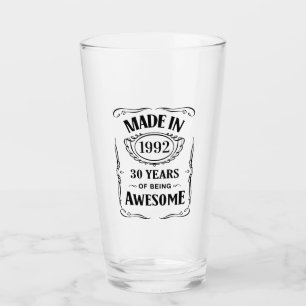 Tillverkad 1992 30 år av att vara fantastisk 2022 glaskopp
