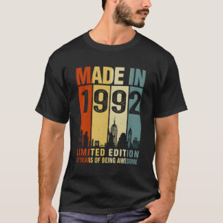 Tillverkad 1992 31 år av Fantastisk T Shirt