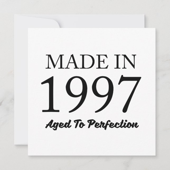 Tillverkad 1997 kort (Framsida)