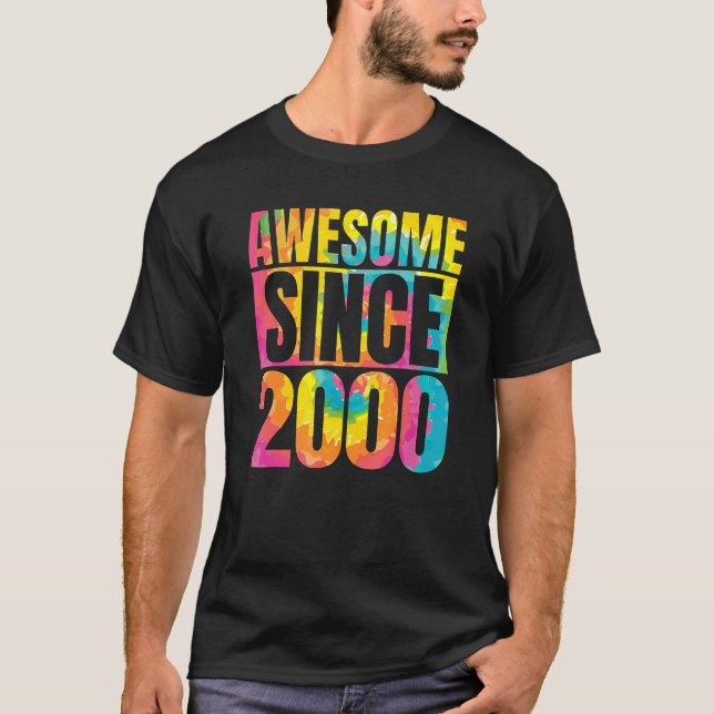 Tillverkad 2000 23 år som Fantastisk 23 år T Shirt (Framsida)
