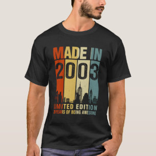 Tillverkad 2003 20 år av Fantastisk T Shirt