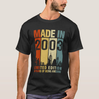 Tillverkad 2003 20 år av Fantastisk T Shirt
