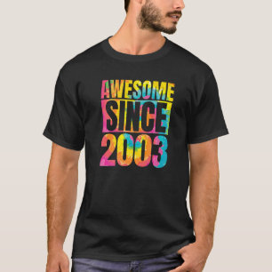 Tillverkad 2003 20 år som Fantastisk 20-årsdag T Shirt