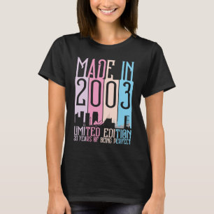 Tillverkad 2003 20 år som Perfekt T Shirt