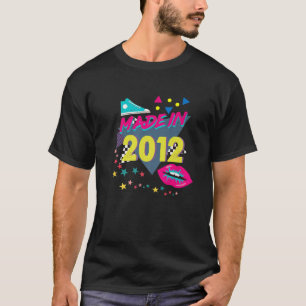 Tillverkad 2012 10:e födelsedagen 80S 90S 1990S 19 T Shirt