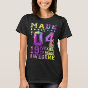 Tillverkad 2019 ger gåvor från 4e födelsedagen 4 å t shirt