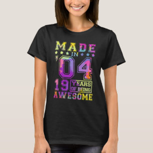 Tillverkad 2019 ger gåvor från 4e födelsedagen 4 å t shirt