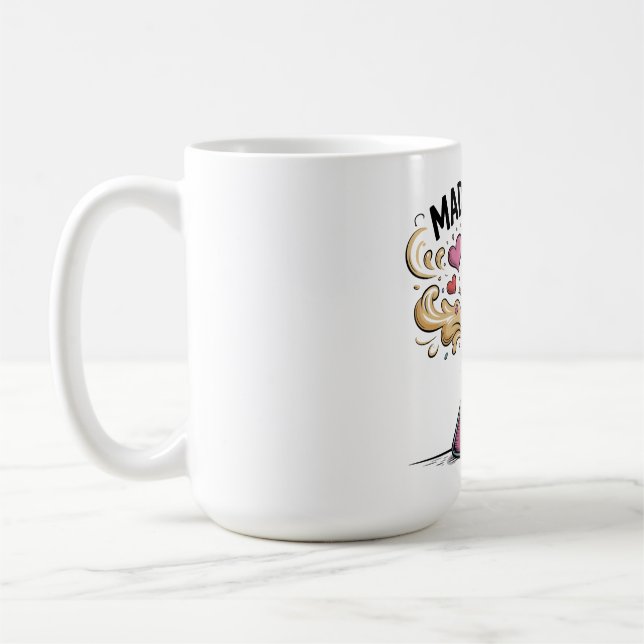 Tillverkad Av Mamma Kaffemugg (Vänster)