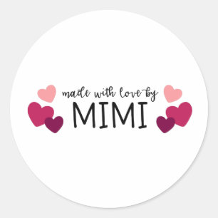 Tillverkad av Mimi Runt Klistermärke