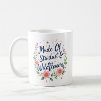 Tillverkad Av Stjärnstoft Vilda Blommor Blommig Ci Kaffemugg