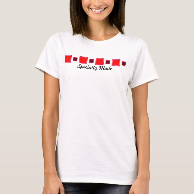 Tillverkad av tegel t-shirt (Framsida)