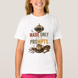 Tillverkad Endast Med Roliga Ai-Kaffemaskin Retro T Shirt