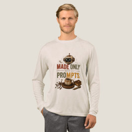 Tillverkad Endast Med Roliga Ai-Kaffemaskin Retro T Shirt