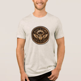 Tillverkad Endast Med Roliga AI-Kaffemaskin T Shirt
