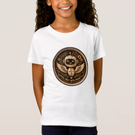 Tillverkad Endast Med Roliga AI-Kaffemaskin T Shirt