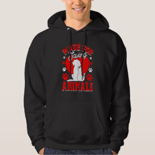 Tillverkad för att rädda djur vet Student vet Tech Hoodie
