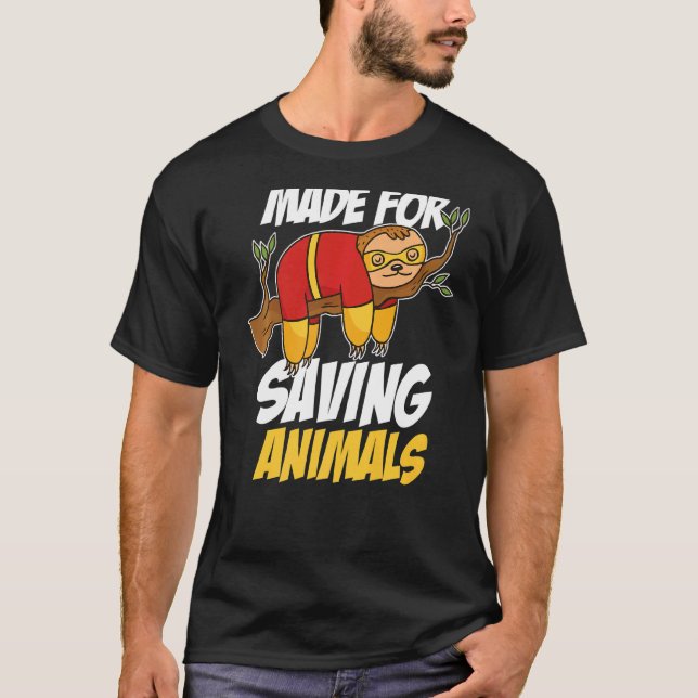 Tillverkad för att spara djur 1 t shirt (Framsida)