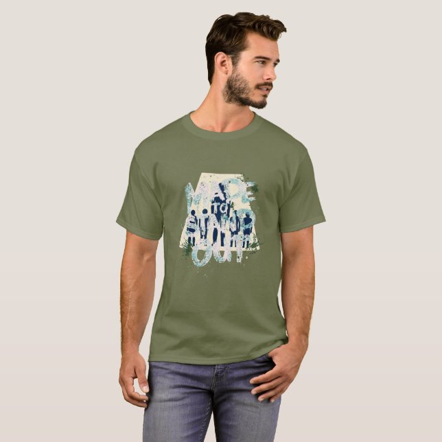 Tillverkad för att Sticka Ut  T Shirt (Hel framsida)